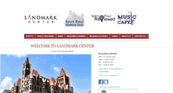 Desktop Screenshot of landmarkcenter.org